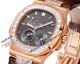 Replica GR Factory Patek Philippe Nautilus Rose Gold Diamond Bezel Leather Strap (2)_th.jpg